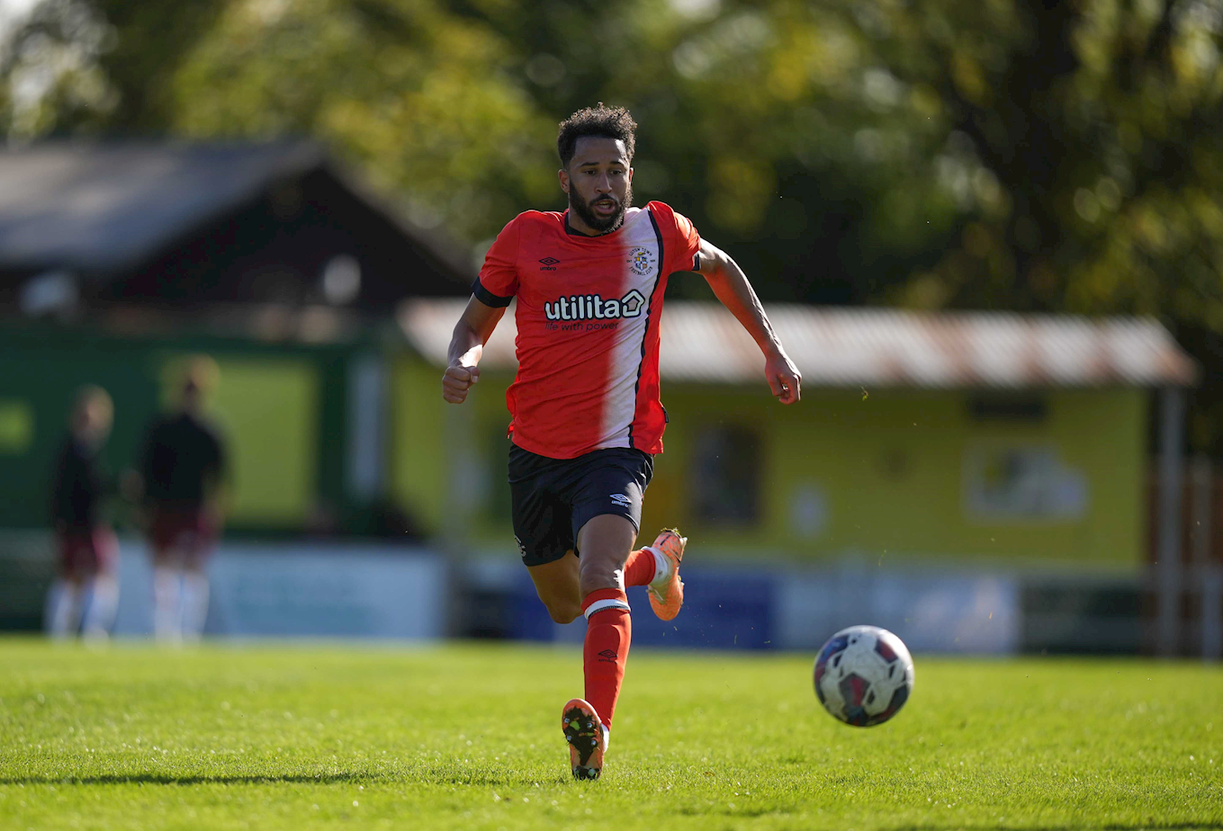Andros Townsend in action for the Under-21s against Northampton Town