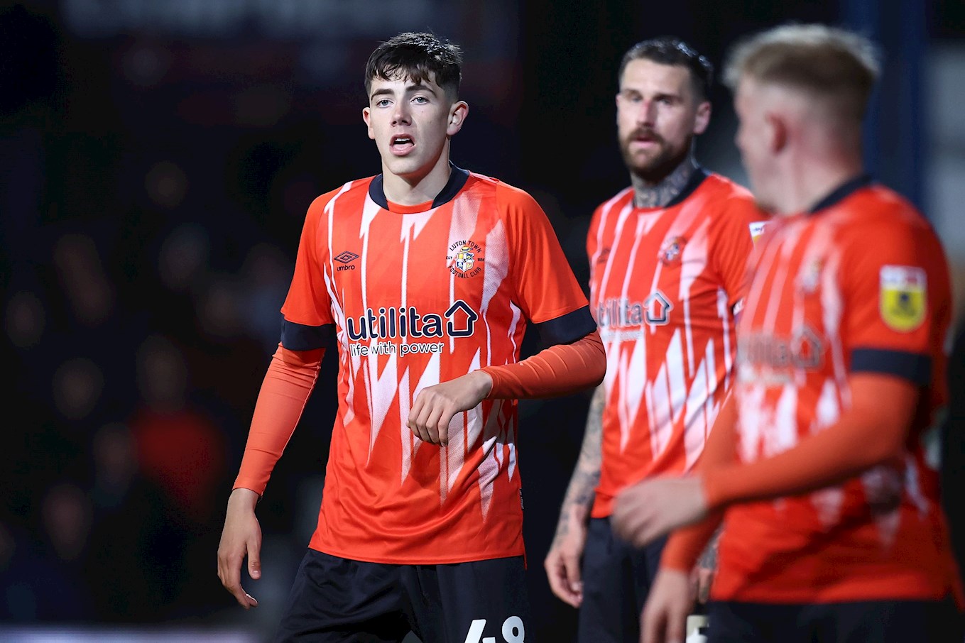 Joe Johnson came on to make his Luton Town debut aged 17 years and 62 days
