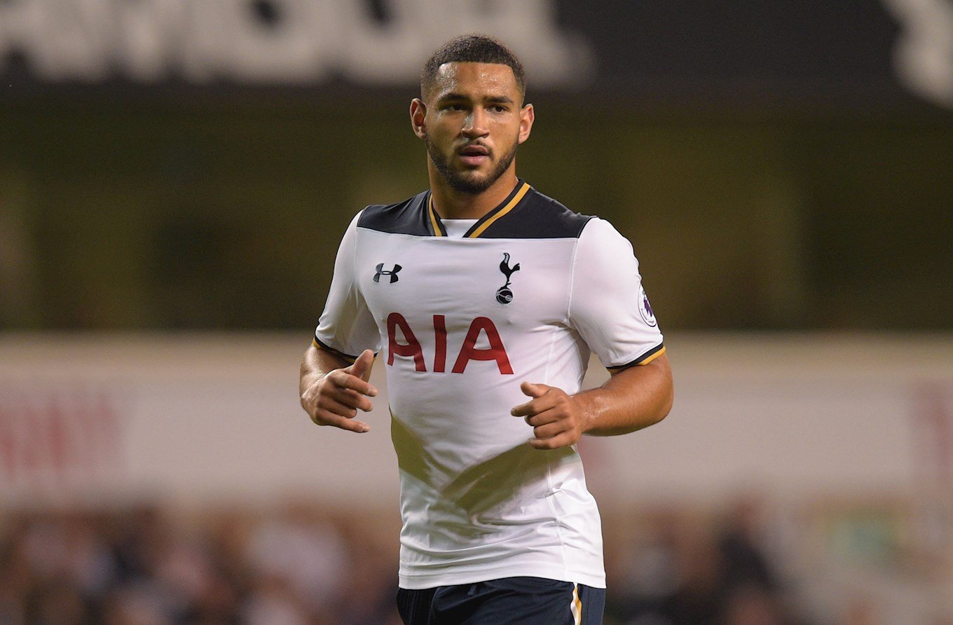 Cameron Carter-Vickers in action for parent club Tottenham Hotspur