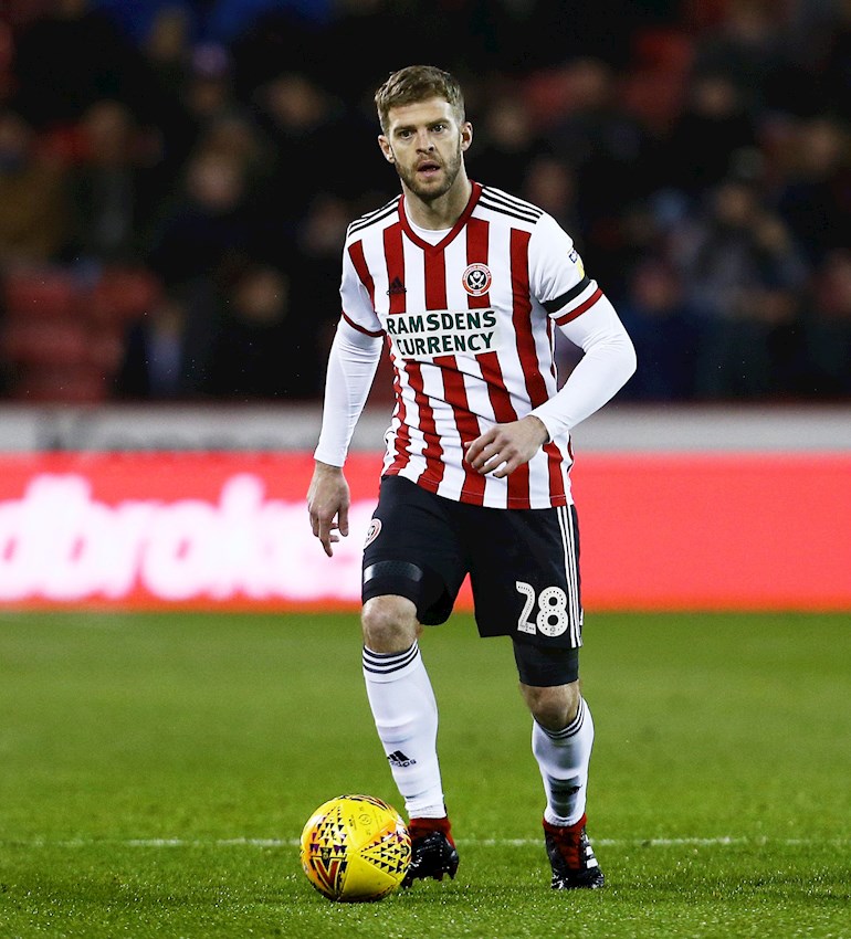 Martin Cranie in action for previous club Sheffield United, who he helped to promotion to the Premier League last season